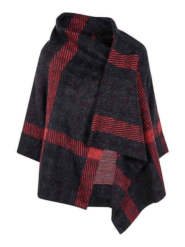 Y'S Manteau Au Genou - Rouge