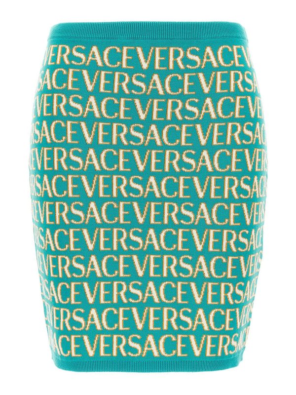 Versace Mini Jupe - Bleu Clair