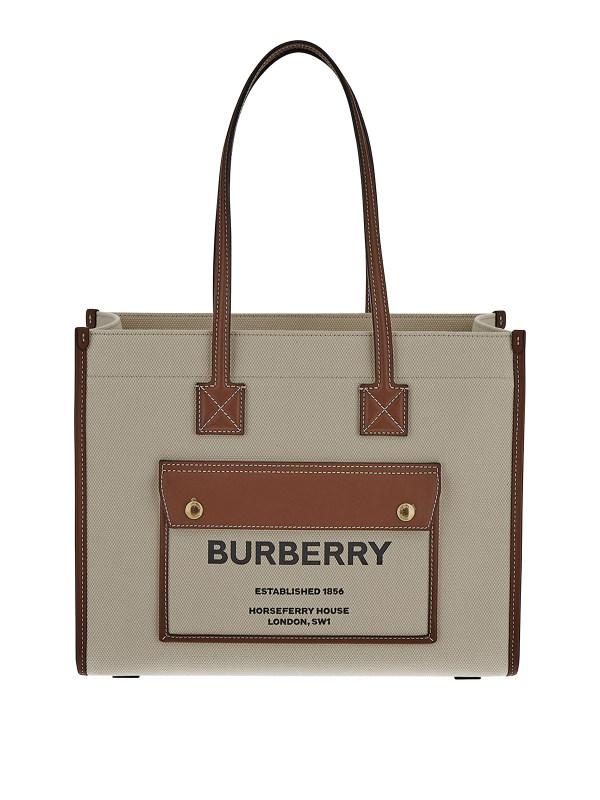Burberry Sac Cabas - Blanc
