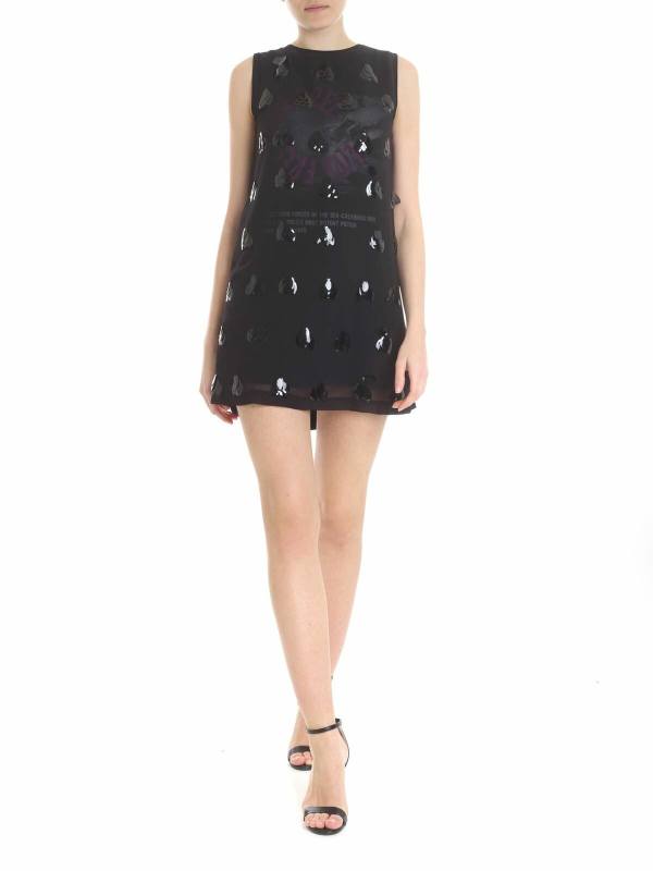 McQ Alexander Mcqueen Robe Courte - Noir