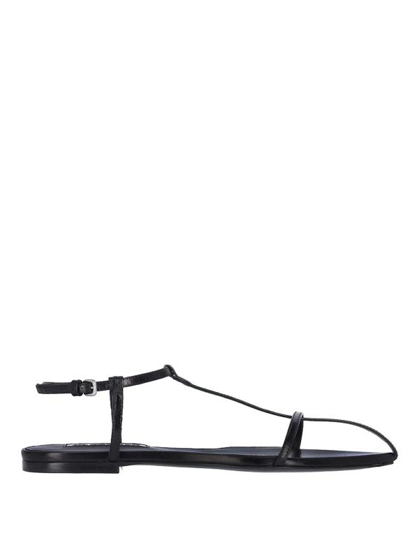 Jil Sander Sandales - Noir