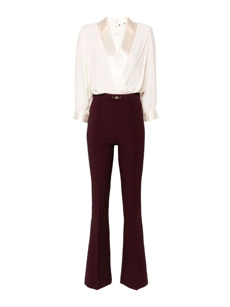 Elisabetta Franchi Combinaison - Beige
