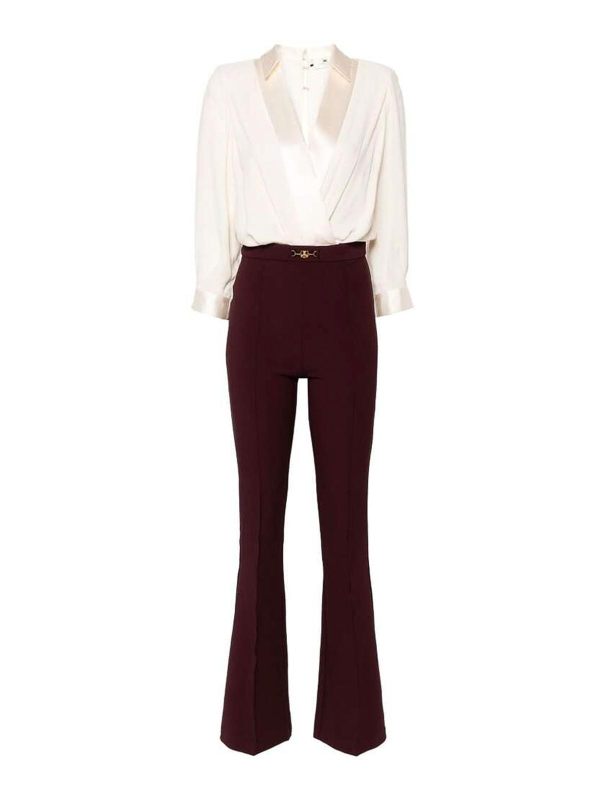 Elisabetta Franchi Combinaison - Beige