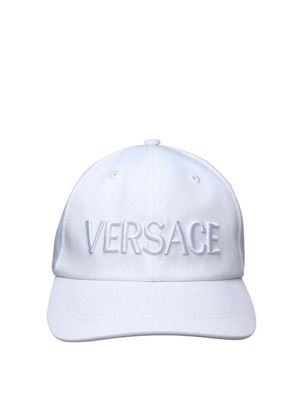 Versace Chapeau - Blanc