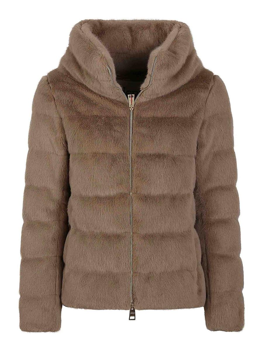 Herno Manteau Au Genou - Camel