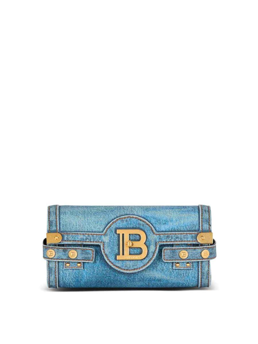Balmain Sac Porté Épaule - Bleu