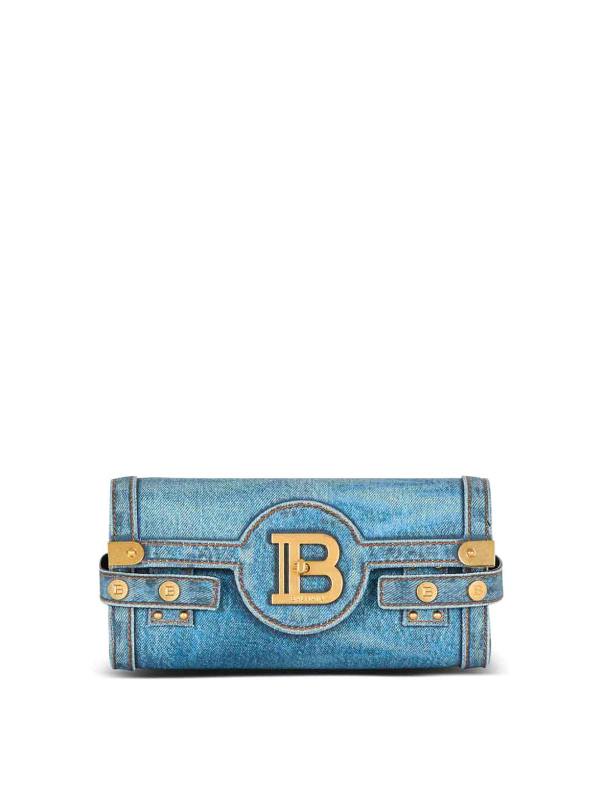 Balmain Sac Porté Épaule - Bleu