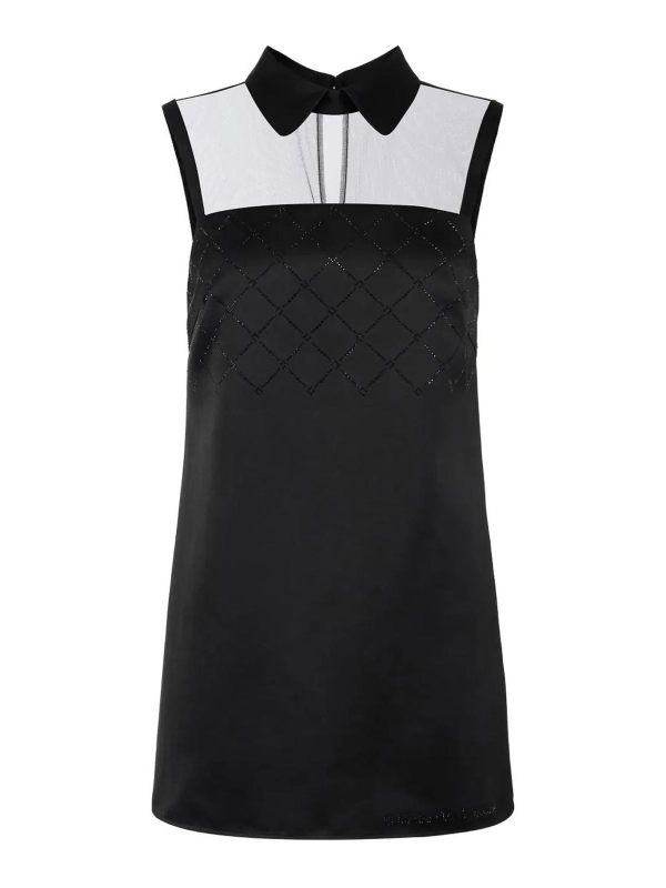 Elisabetta Franchi Robe Au Genou - Noir