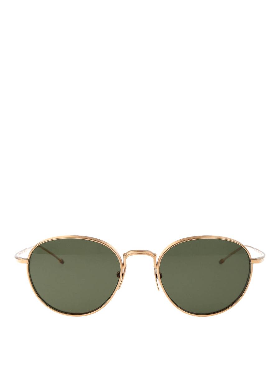 Thom Browne Lunettes De Soleil - Blanc