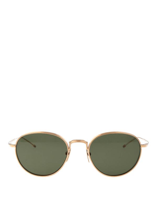 Thom Browne Lunettes De Soleil - Blanc