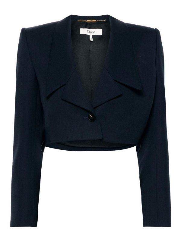 Chloe' Veste Casual - Bleu