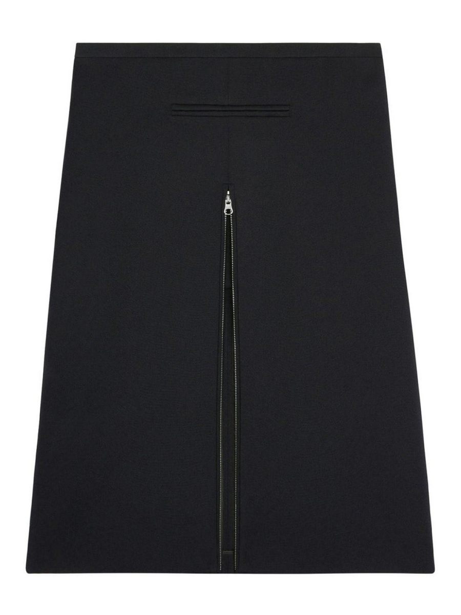 Courreges Jupe Midi - Noir