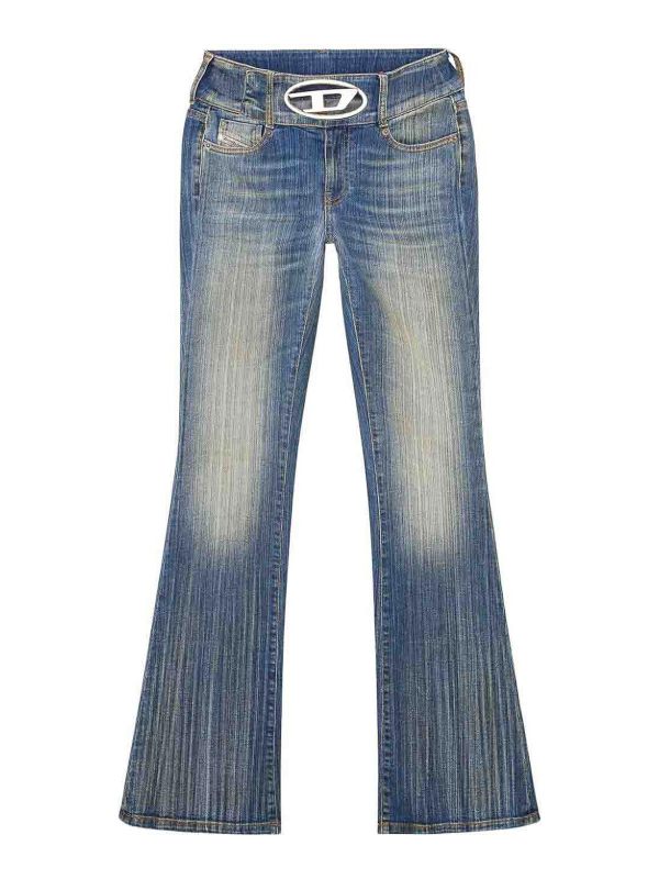 Diesel Jean Droit - Clair Délavé