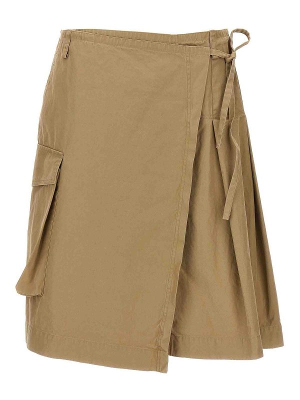 Dries Van Noten Jupe Midi - Beige
