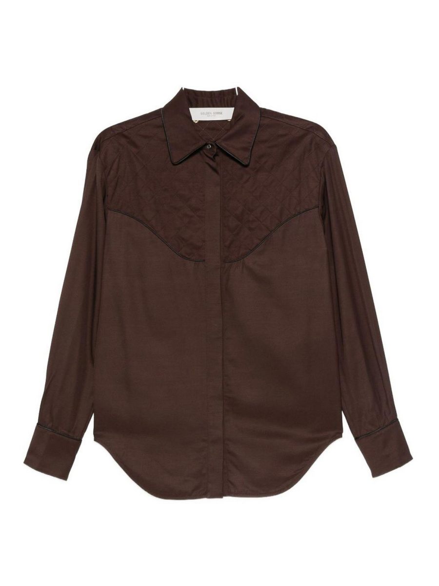 Golden Goose Chemise - Marron
