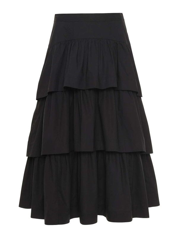 Ulla Johnson Jupe Midi - Noir
