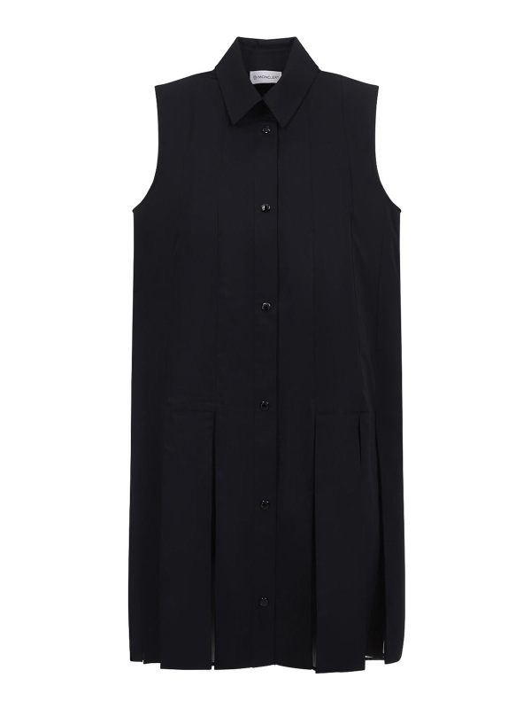 Moncler Robe Au Genou - Noir