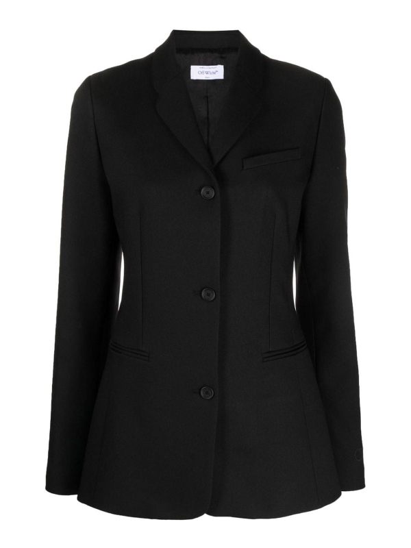 Off-White Veste Casual - Noir