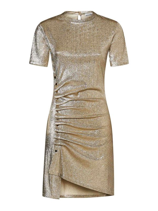 Rabanne Robe Courte - Or