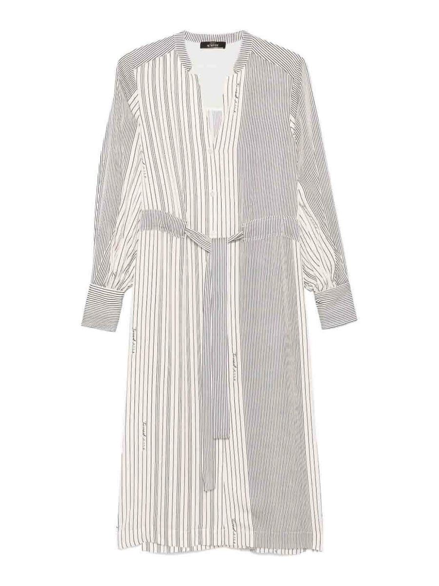 Twinset Robe Au Genou - Gris