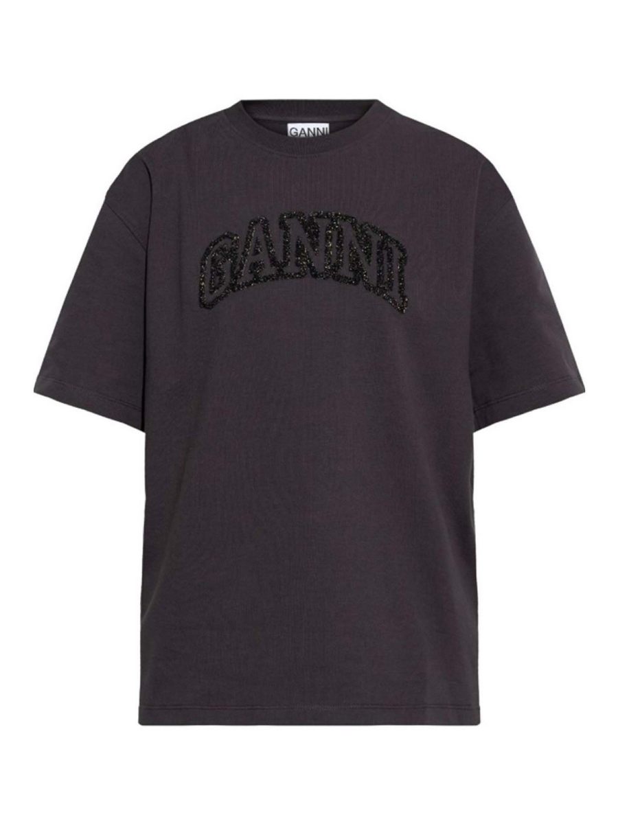 Ganni T-Shirt - Noir