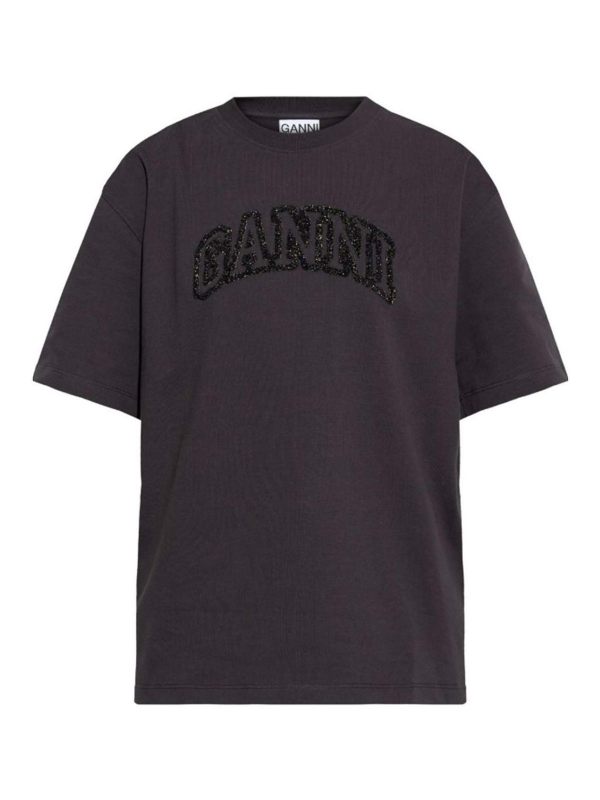 Ganni T-Shirt - Noir