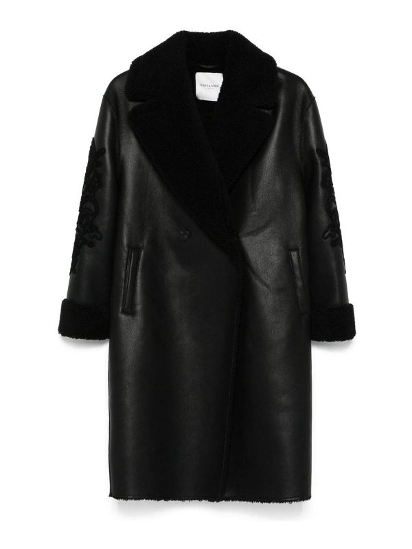Ermanno Firenze Manteau Court - Noir