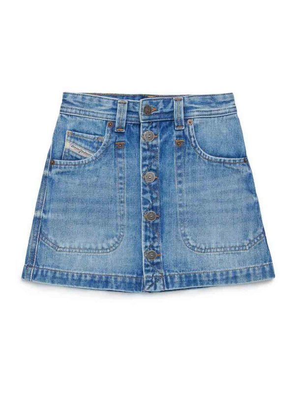 Diesel Mini Jupe - Bleu