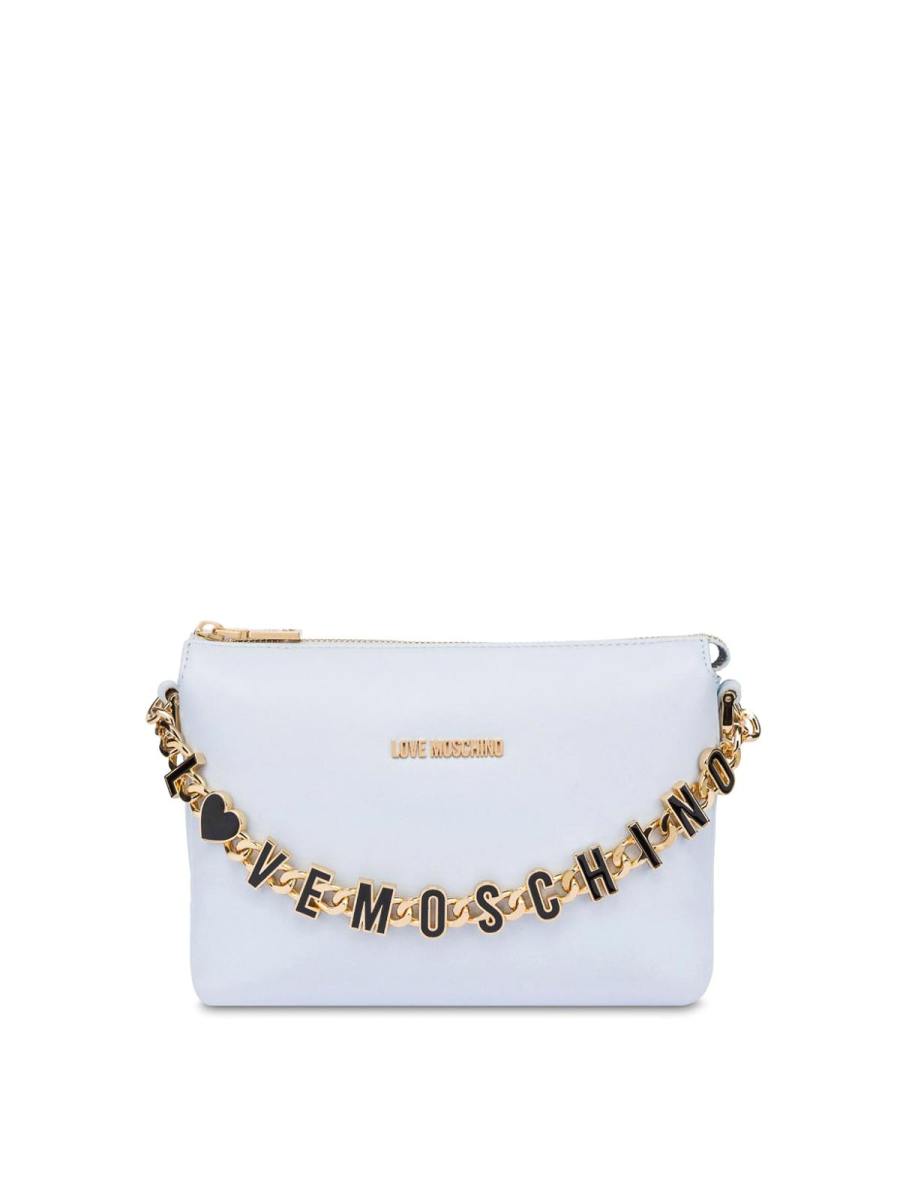 Love Moschino Sac Porté Épaule - Bleu Clair