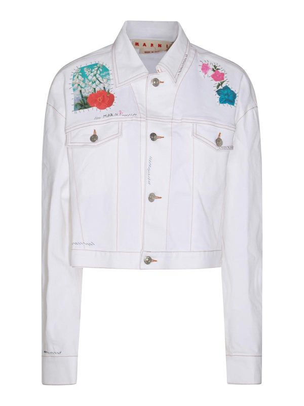 Marni Veste Casual - Blanc