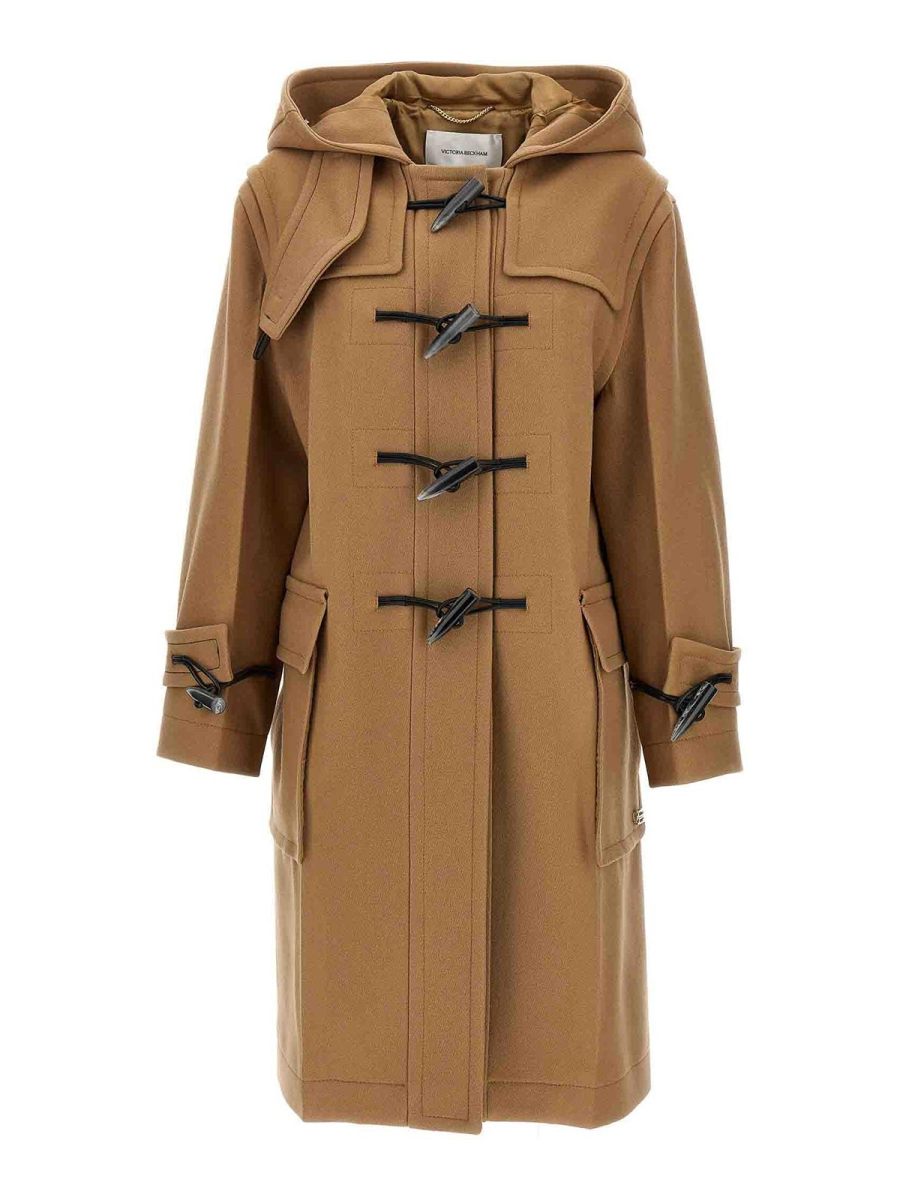 Victoria Beckham Manteau Court - Beige