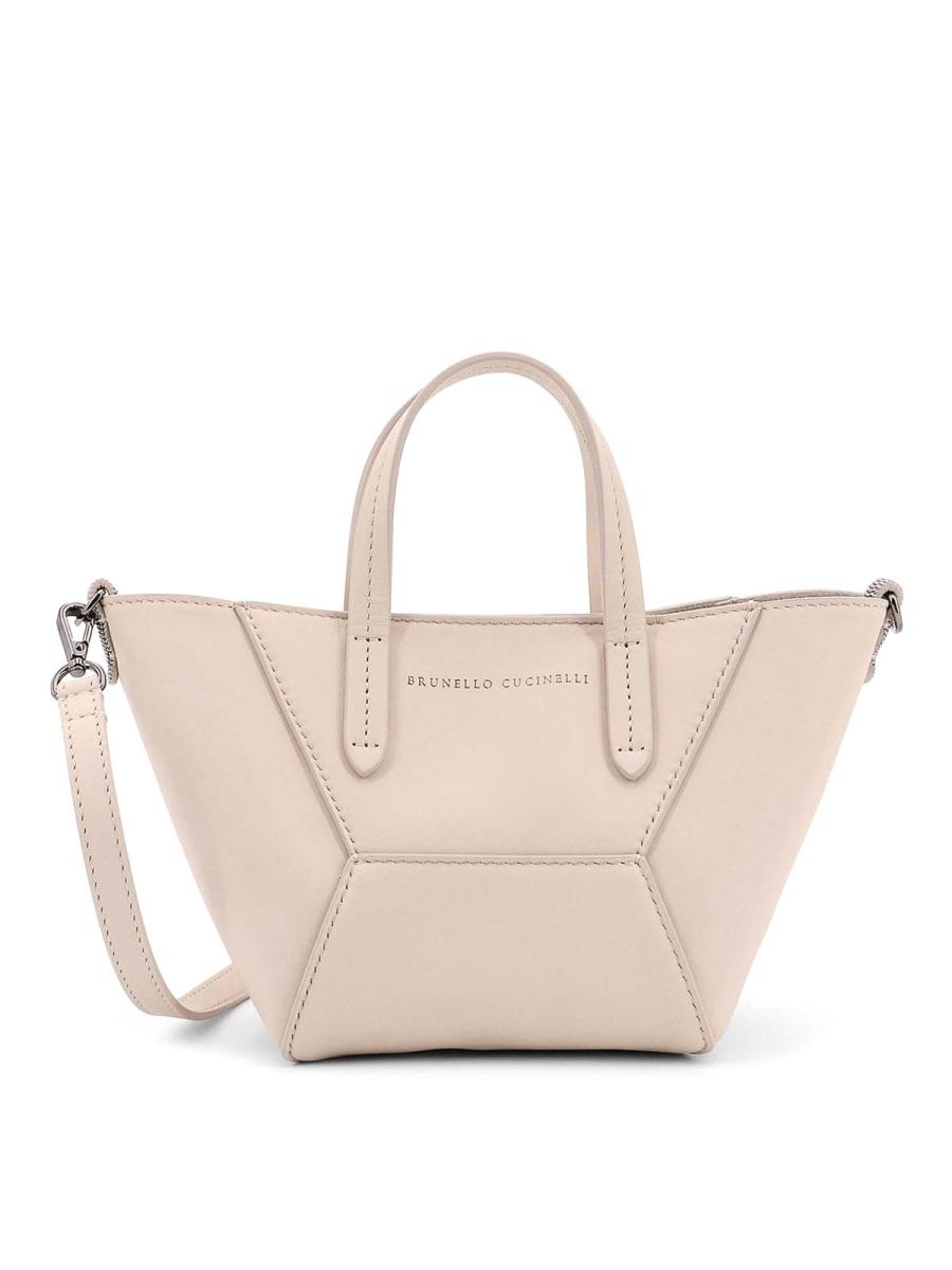 Brunello Cucinelli Sac Bandoulière - Blanc