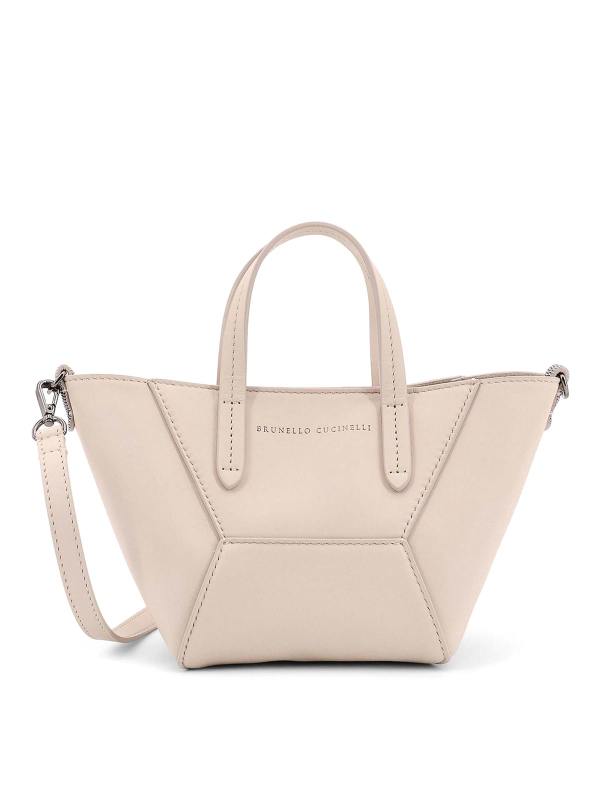 Brunello Cucinelli Sac Bandoulière - Blanc
