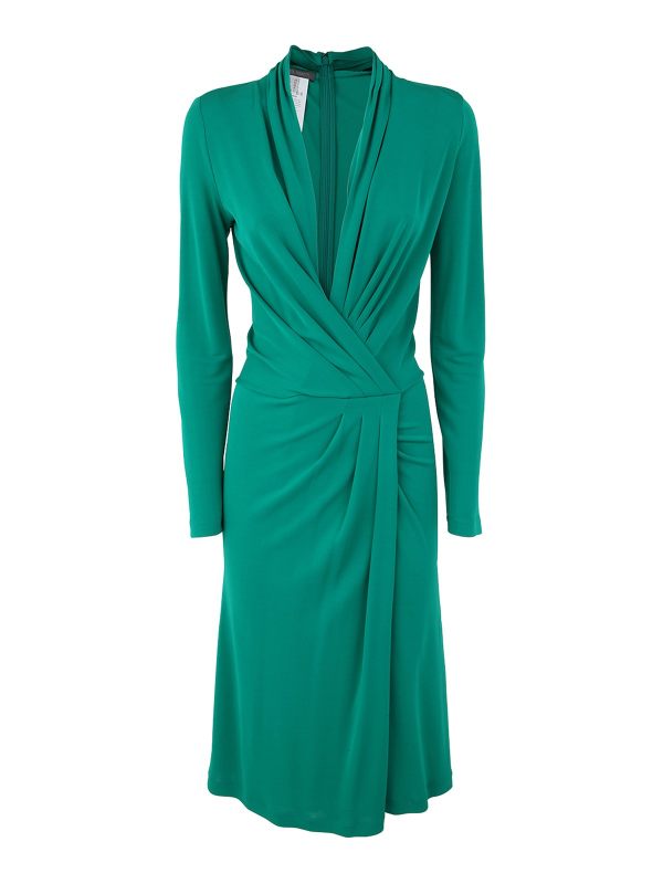 Alberta Ferretti Maxi Robe - Vert