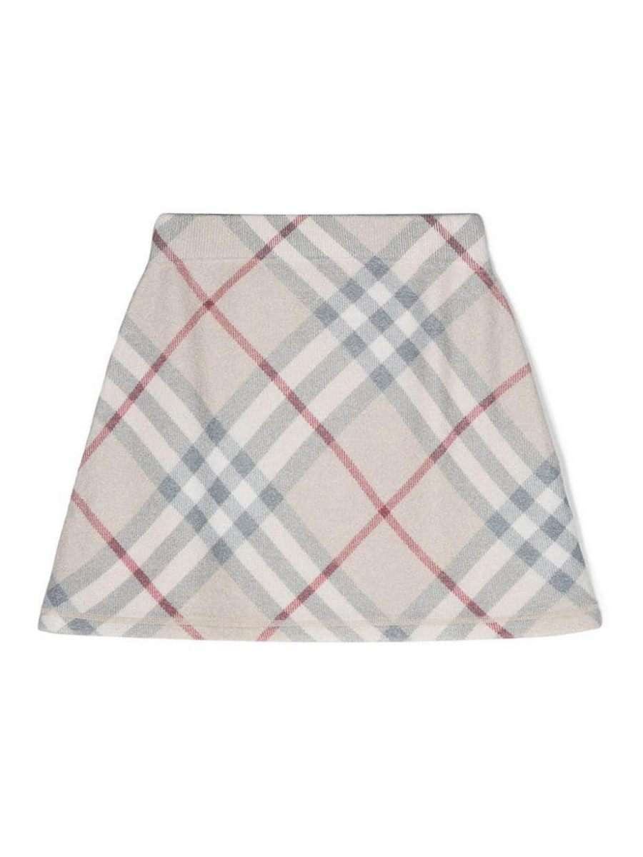 Burberry Jupe Midi - Blanc