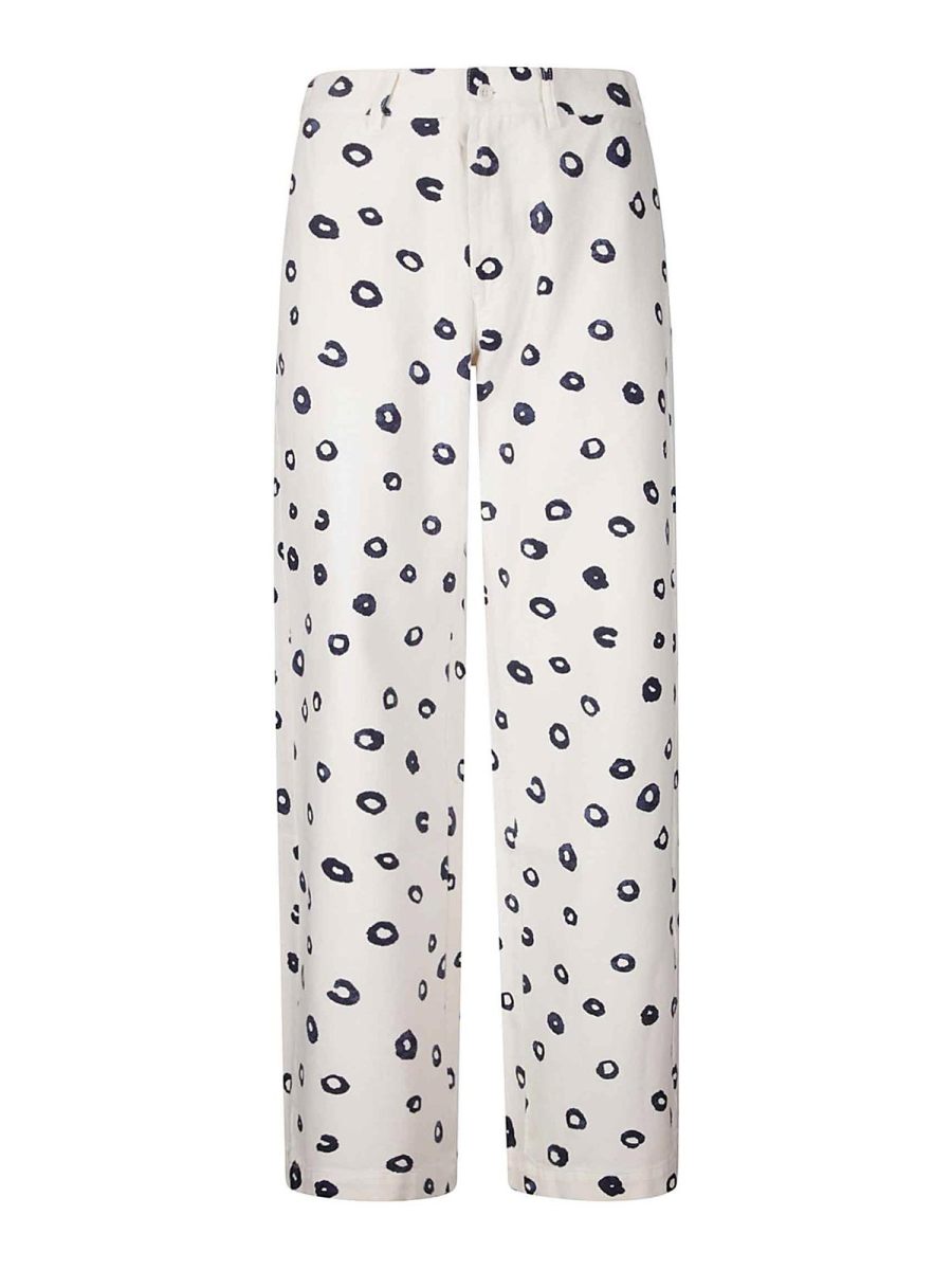 Labo. Art Pantalons Décontractés - Blanc