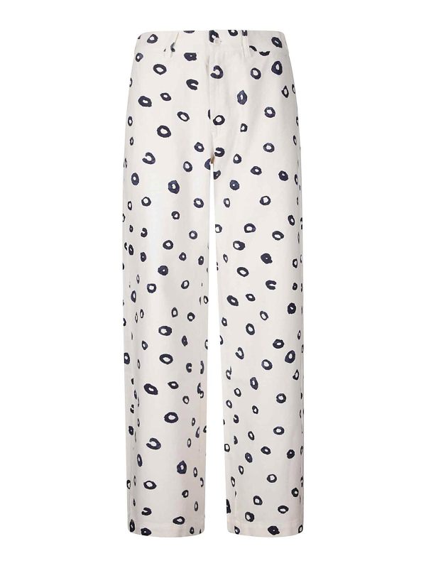 Labo. Art Pantalons Décontractés - Blanc