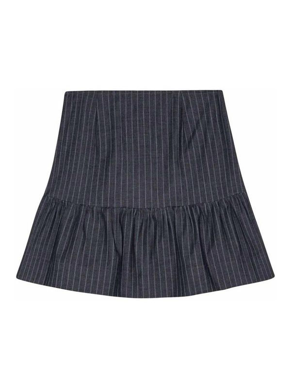 Ganni Mini Jupe - Gris