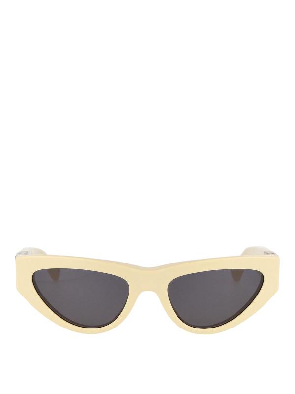 Bottega Veneta Lunettes De Soleil - Jaune