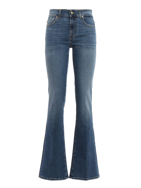 7 For All Mankind Jean Bootcut - Délavé