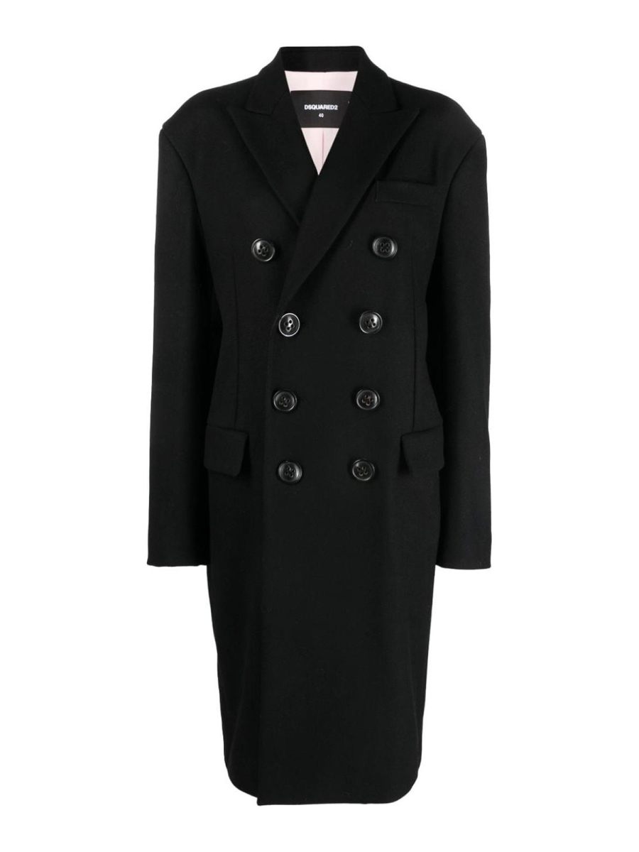 Dsquared2 Manteau Long - Noir