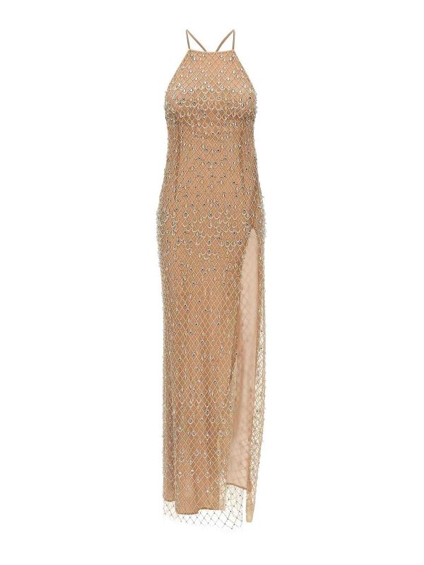 Elisabetta Franchi Robe Au Genou - Couleur Chair