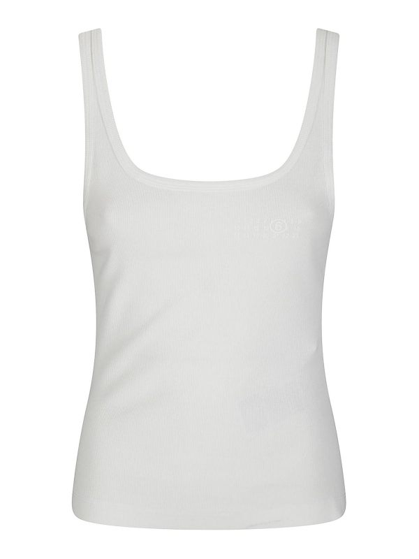 MM6 Maison Margiela Top - Crème