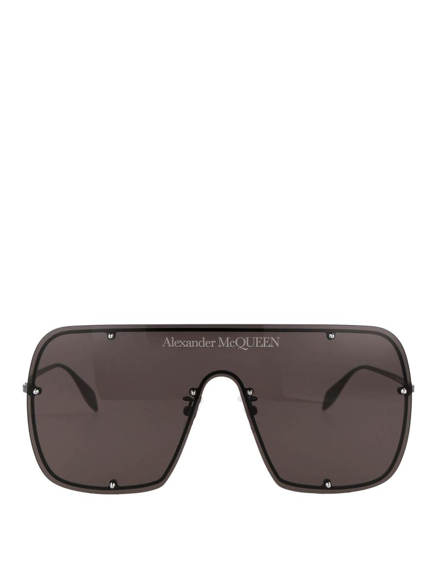Alexander Mcqueen Lunettes De Soleil - Gris
