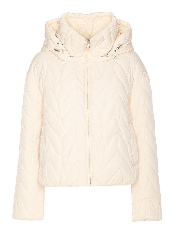 Patrizia Pepe Blouson Rembourré - Blanc