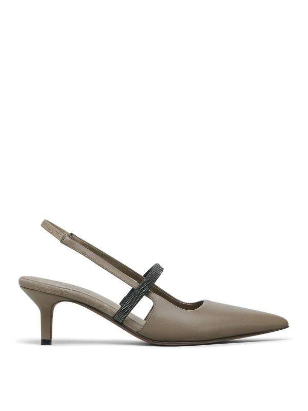 Brunello Cucinelli Chaussures À Talon - Marron