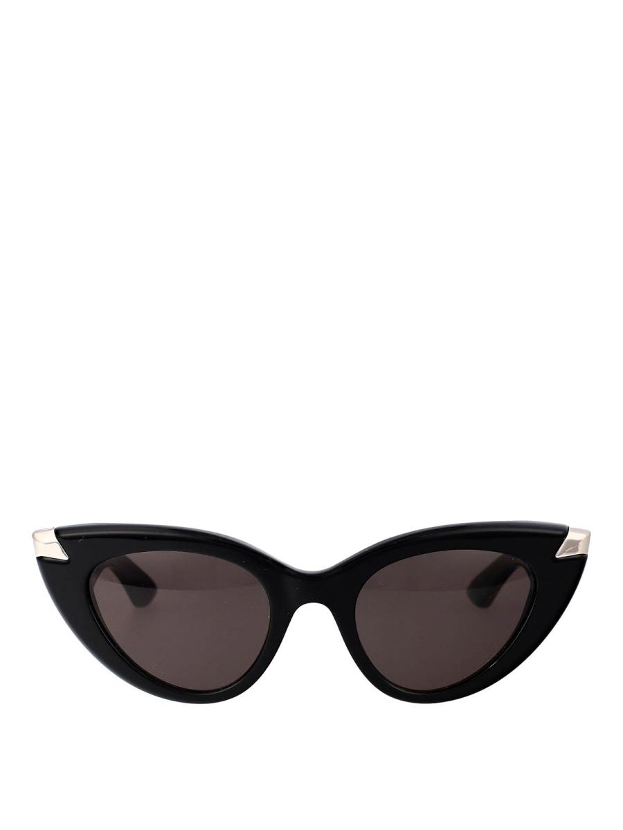 Alexander Mcqueen Lunettes De Soleil - Noir