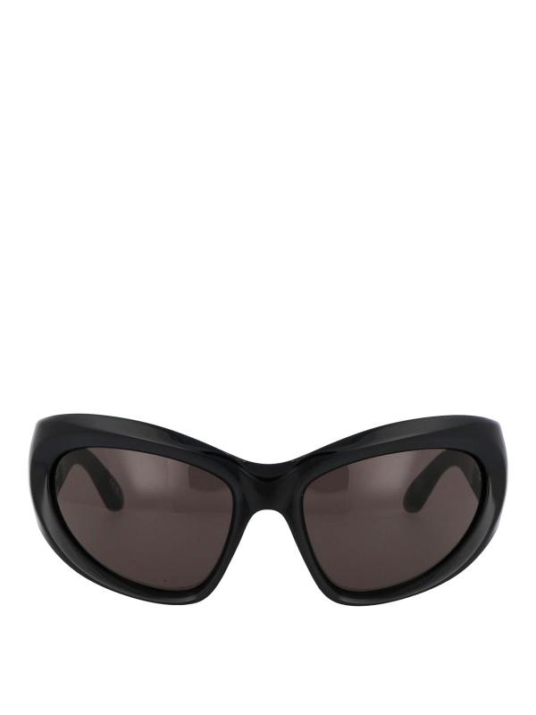Balenciaga Lunettes De Soleil - Noir