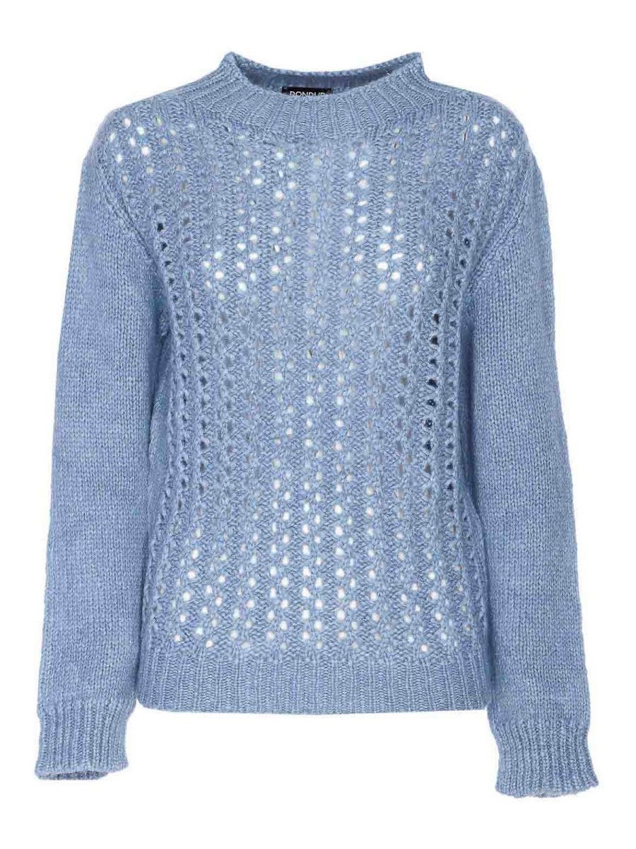 Dondup Pull Col Roulé - Bleu