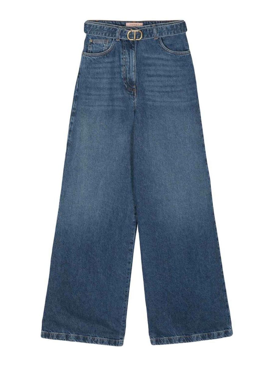 Twinset Jean Droit - Denim